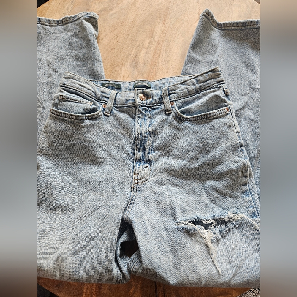Wild Fable Distressed Light Denim Straight Jeans - Picture 1 of 7